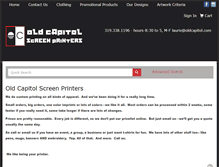 Tablet Screenshot of oldcapitol.com